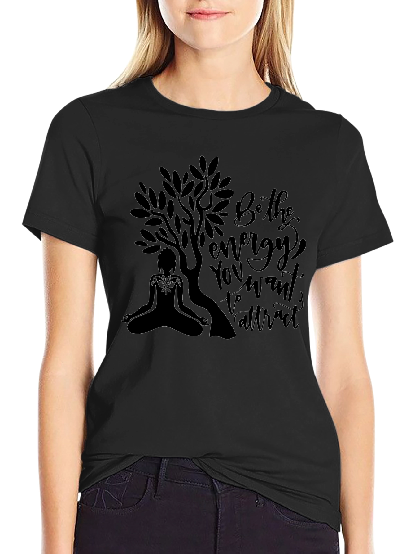 Be the Energy Tee - Yoga Tree Meditation Shirt