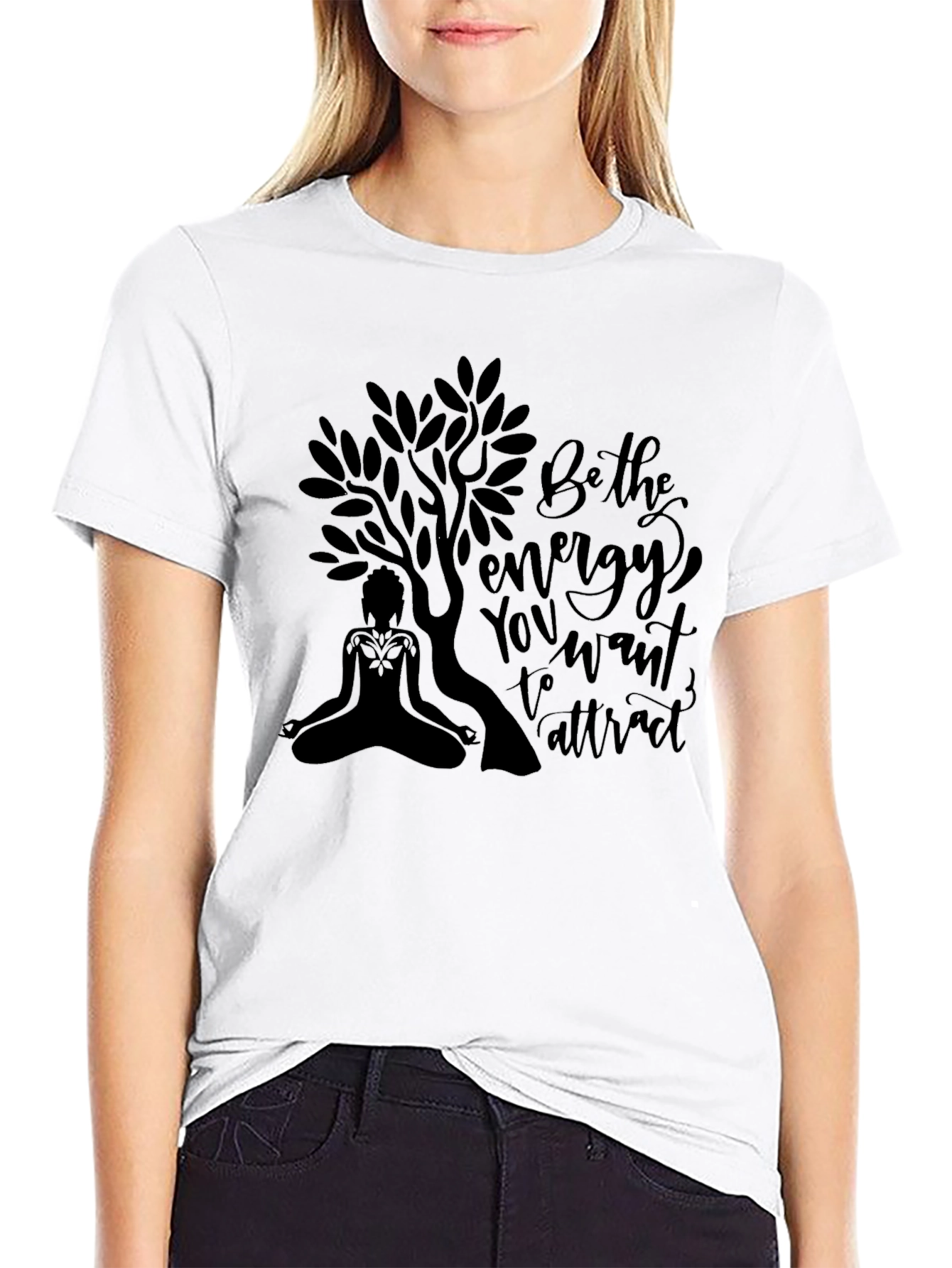 Be the Energy Tee - Yoga Tree Meditation Shirt