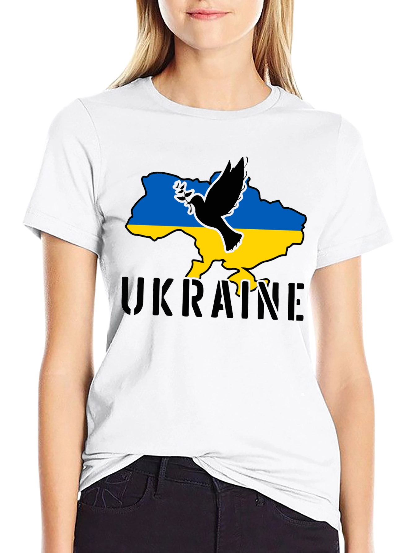 Ukraine Peace Dove T-Shirt