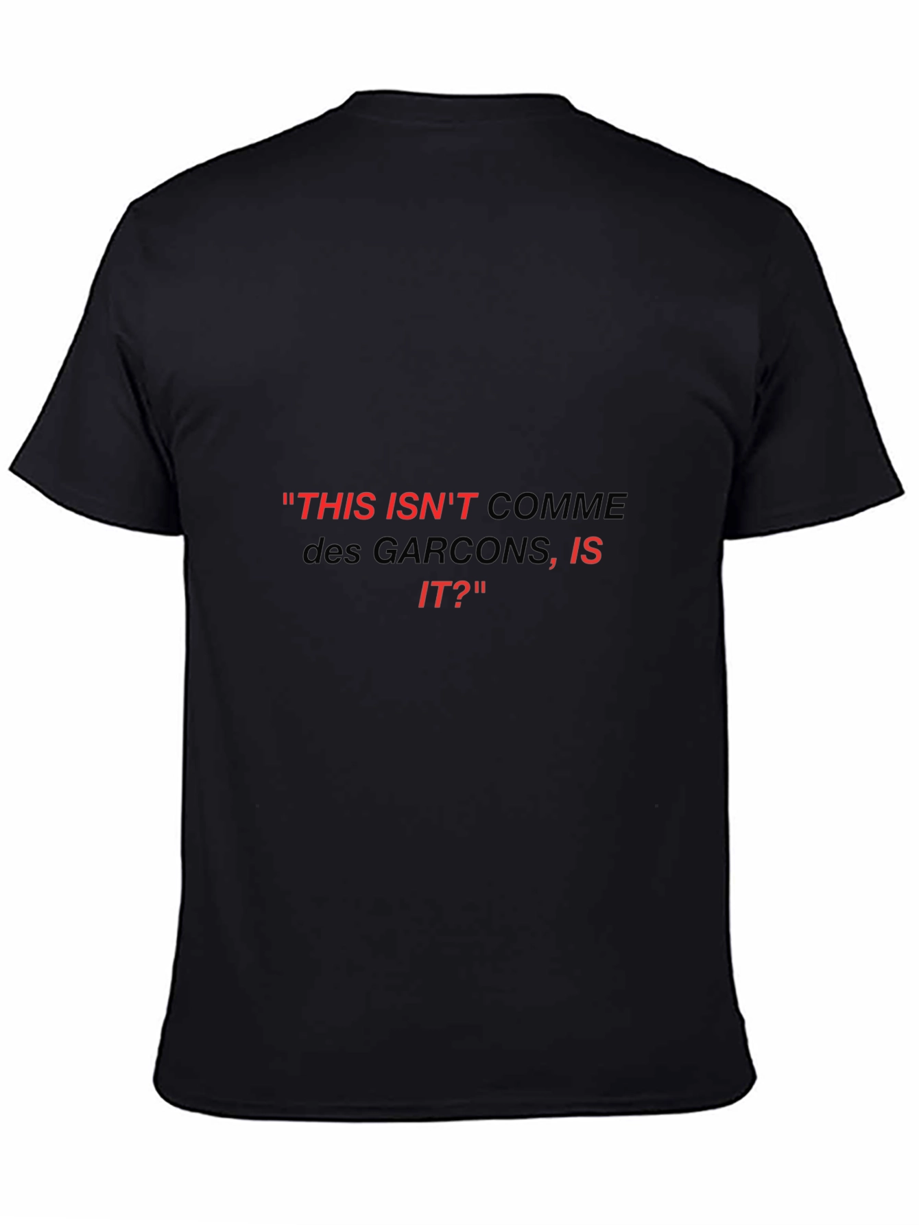 Comme Des Garcons Inspired Graphic Tee