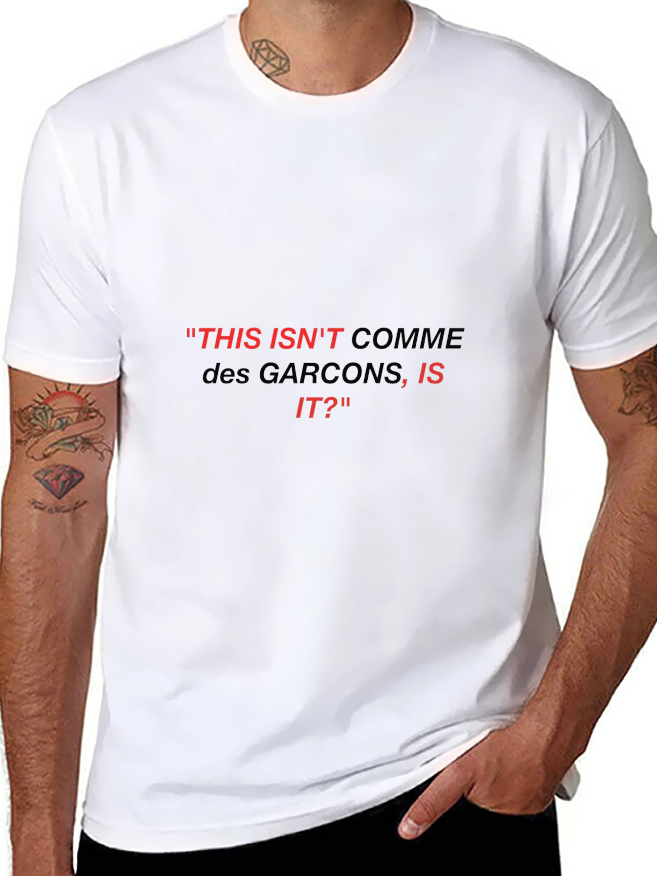 Comme Des Garcons Inspired Graphic Tee