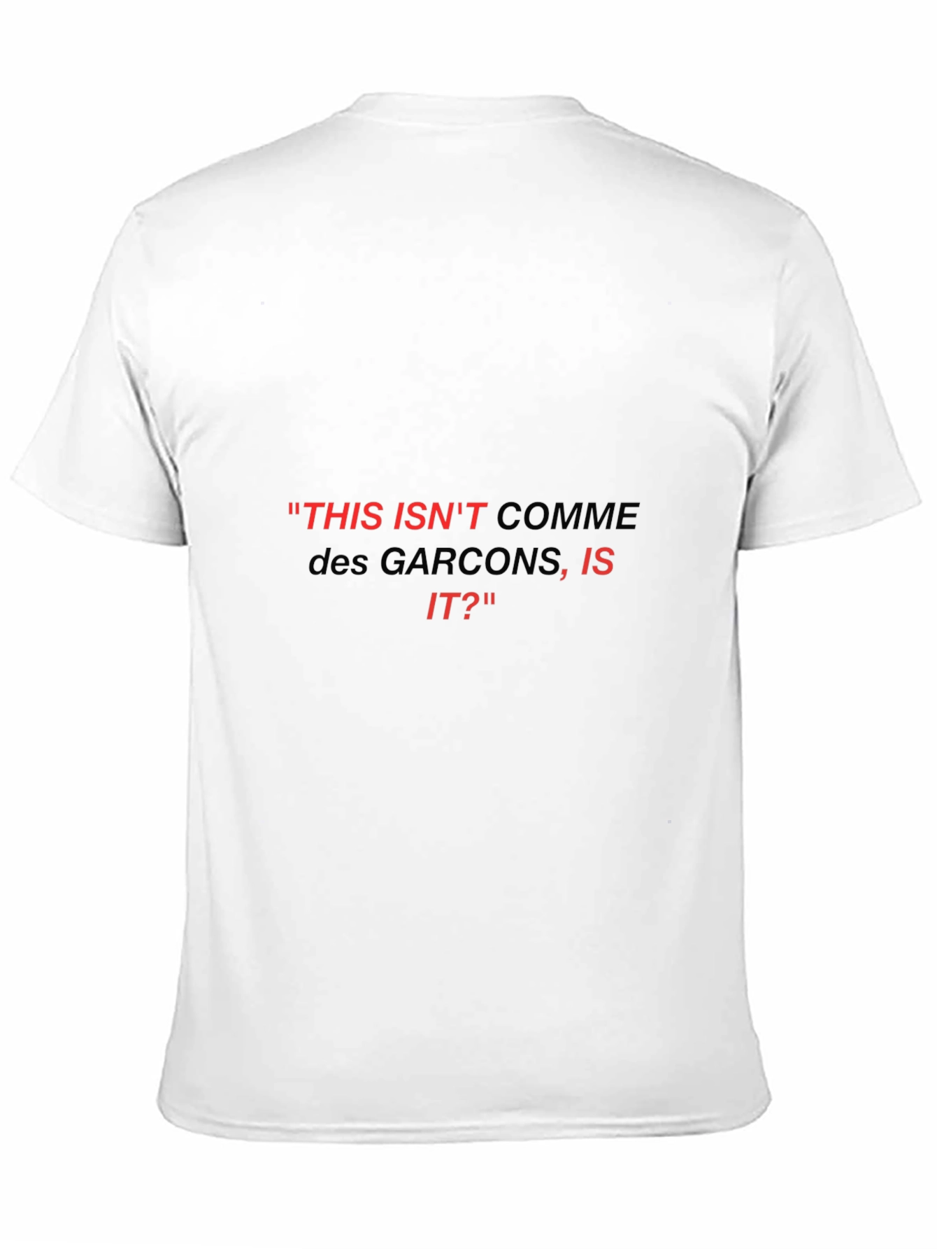 Comme Des Garcons Inspired Graphic Tee