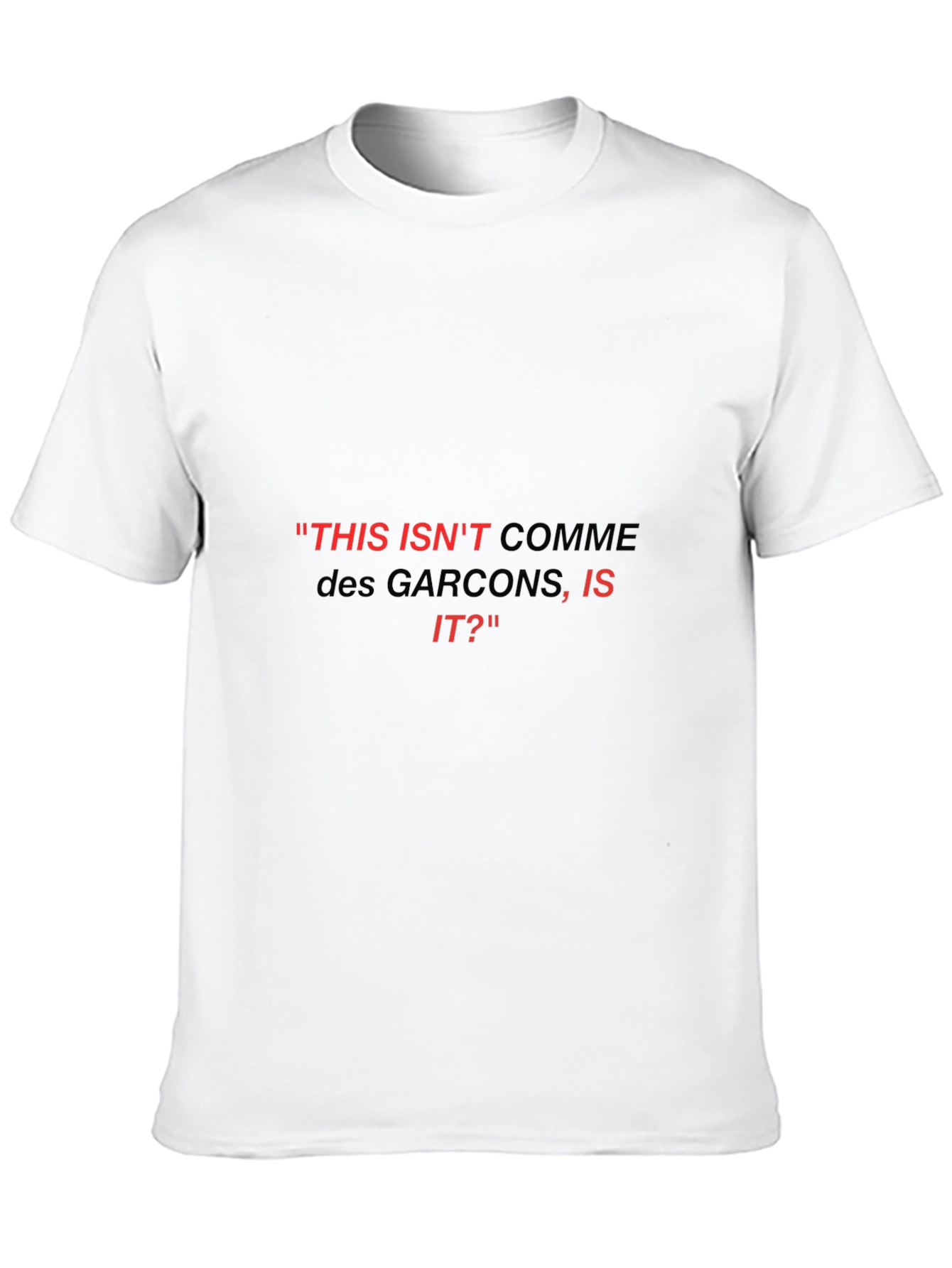 Comme Des Garcons Inspired Graphic Tee