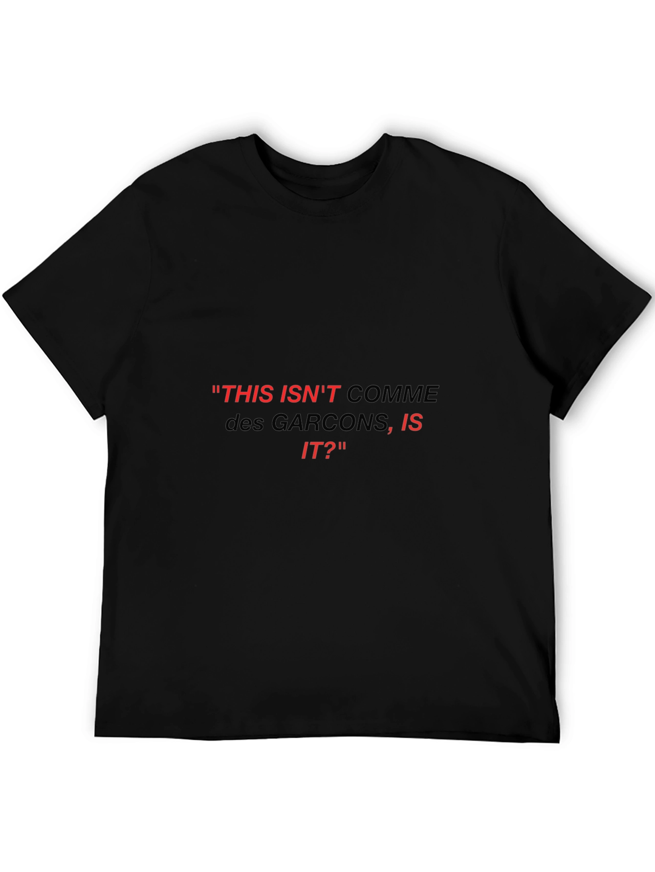 Comme Des Garcons Inspired Graphic Tee