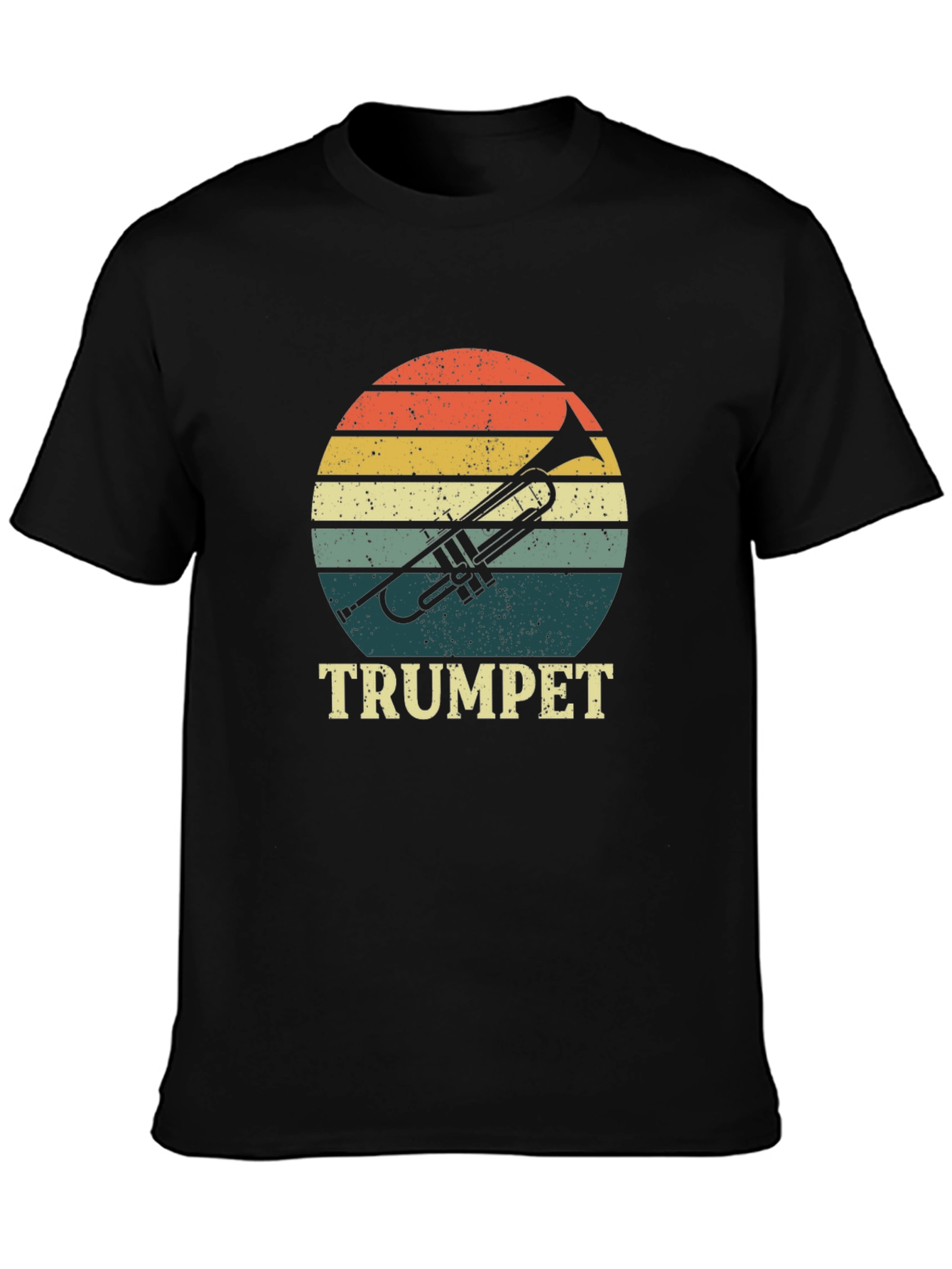 Retro Trumpet Sunset T-Shirt