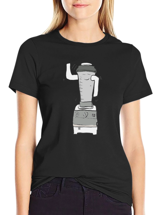 Funny Blender Graphic Tee - Black