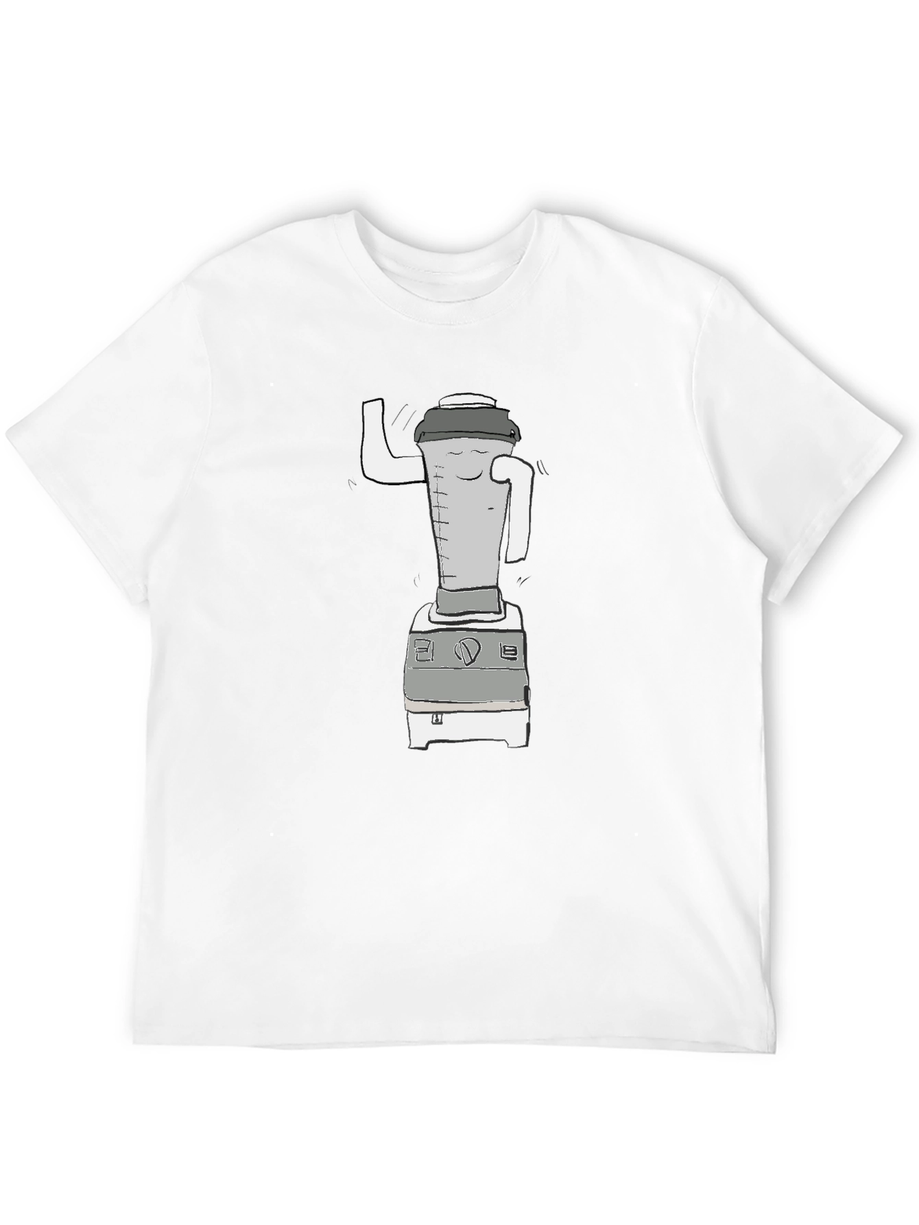 Funny Blender Graphic Tee - Black