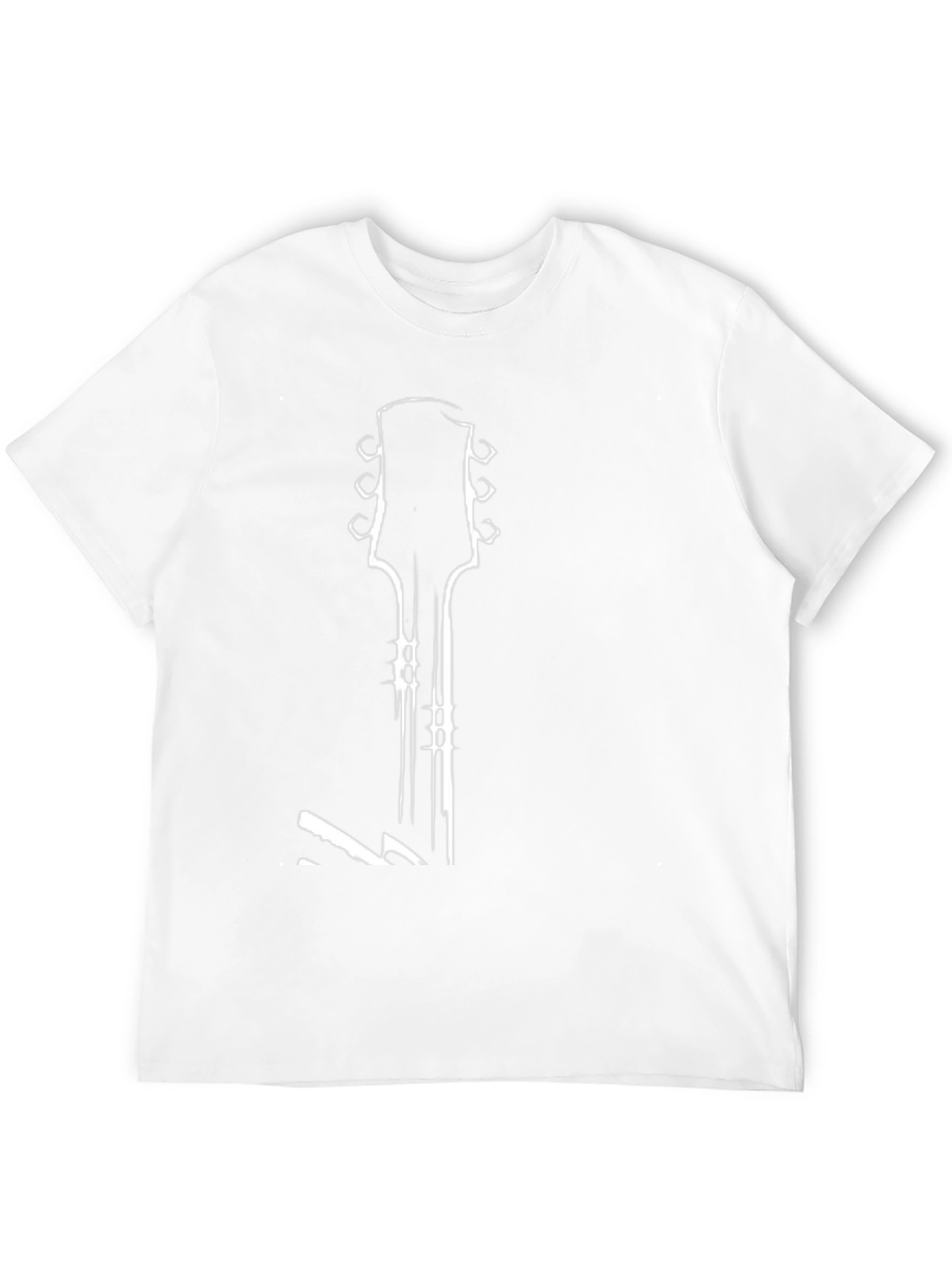Guitar Headstock Graphic Tee - Rocker Style