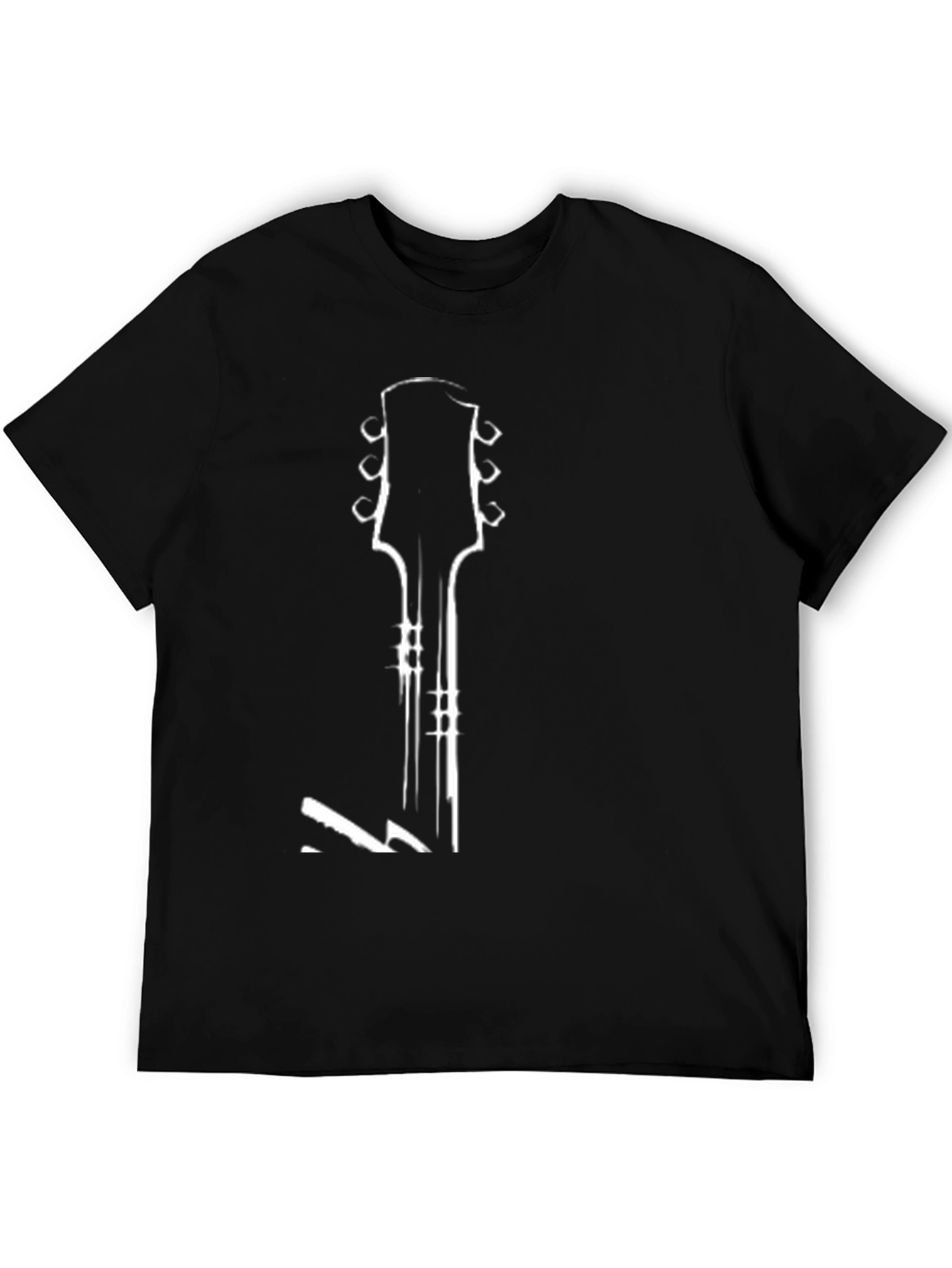 Guitar Headstock Graphic Tee - Rocker Style