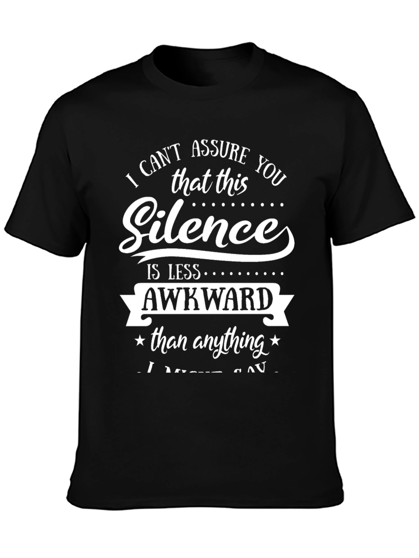 Awkward Silence Graphic T-Shirt