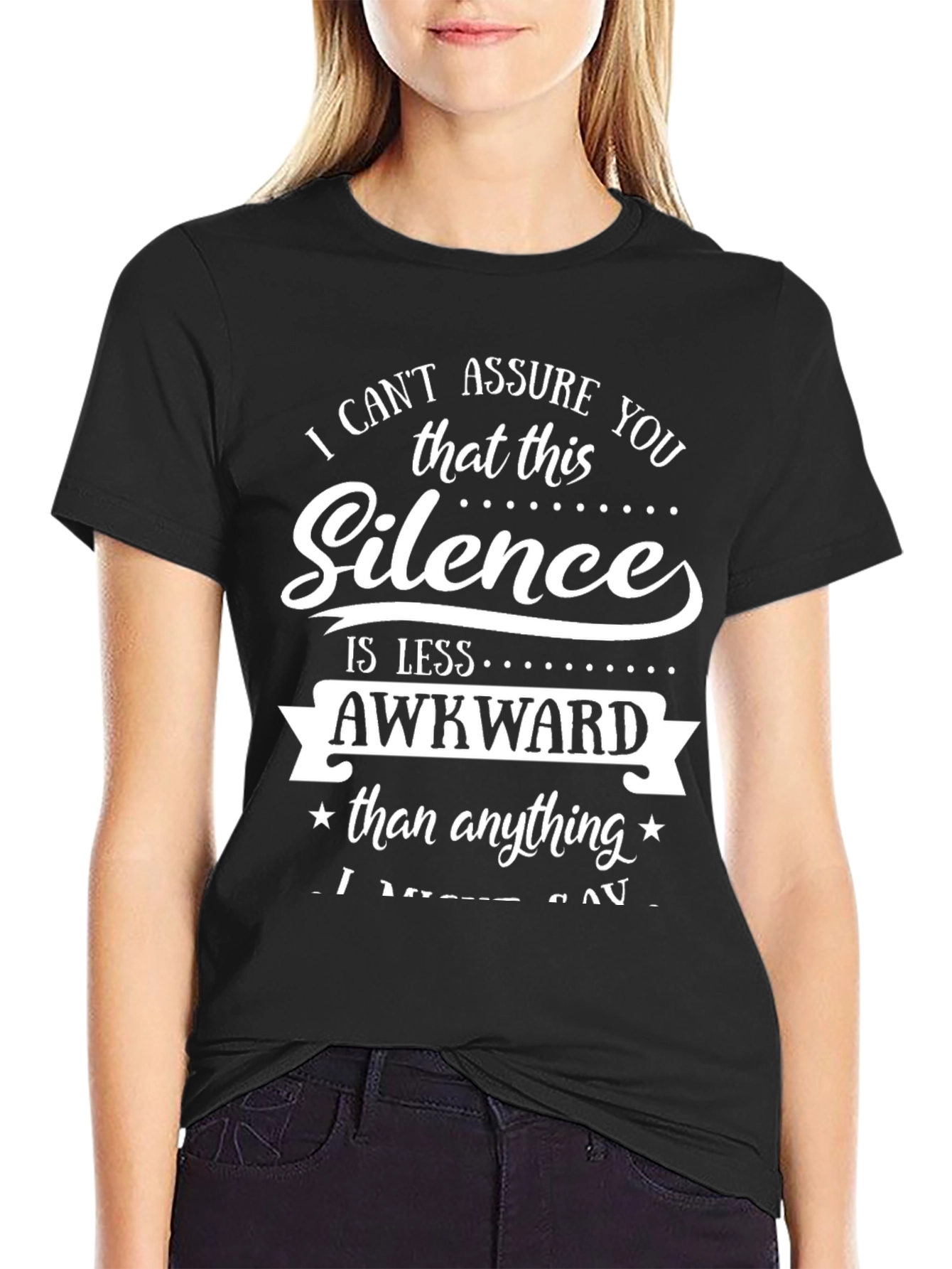 Awkward Silence Graphic T-Shirt