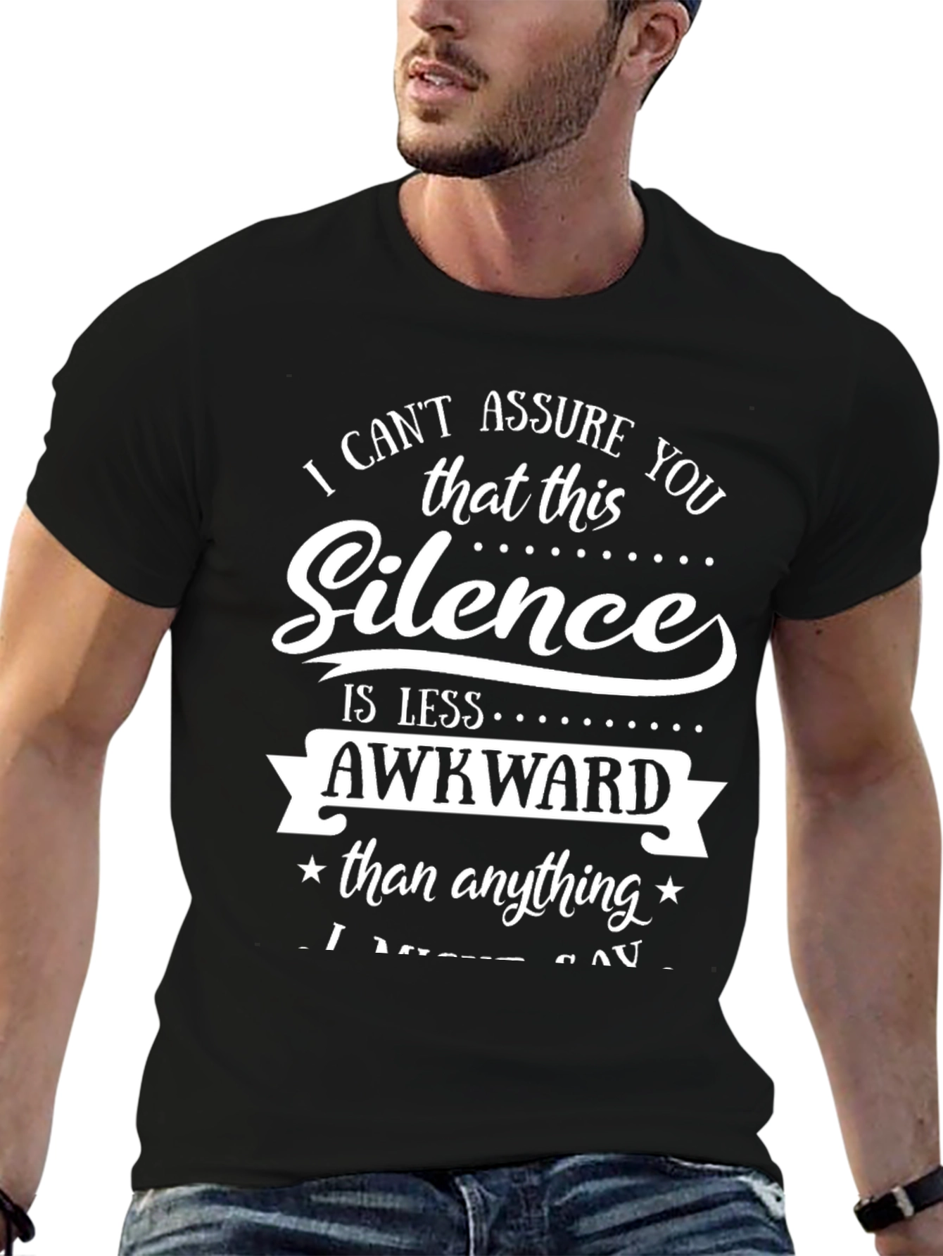 Awkward Silence Graphic T-Shirt