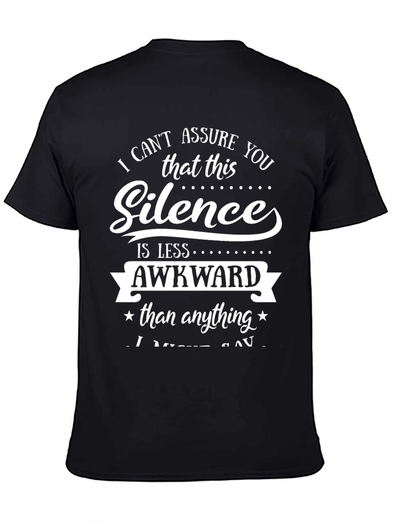 Awkward Silence Graphic T-Shirt
