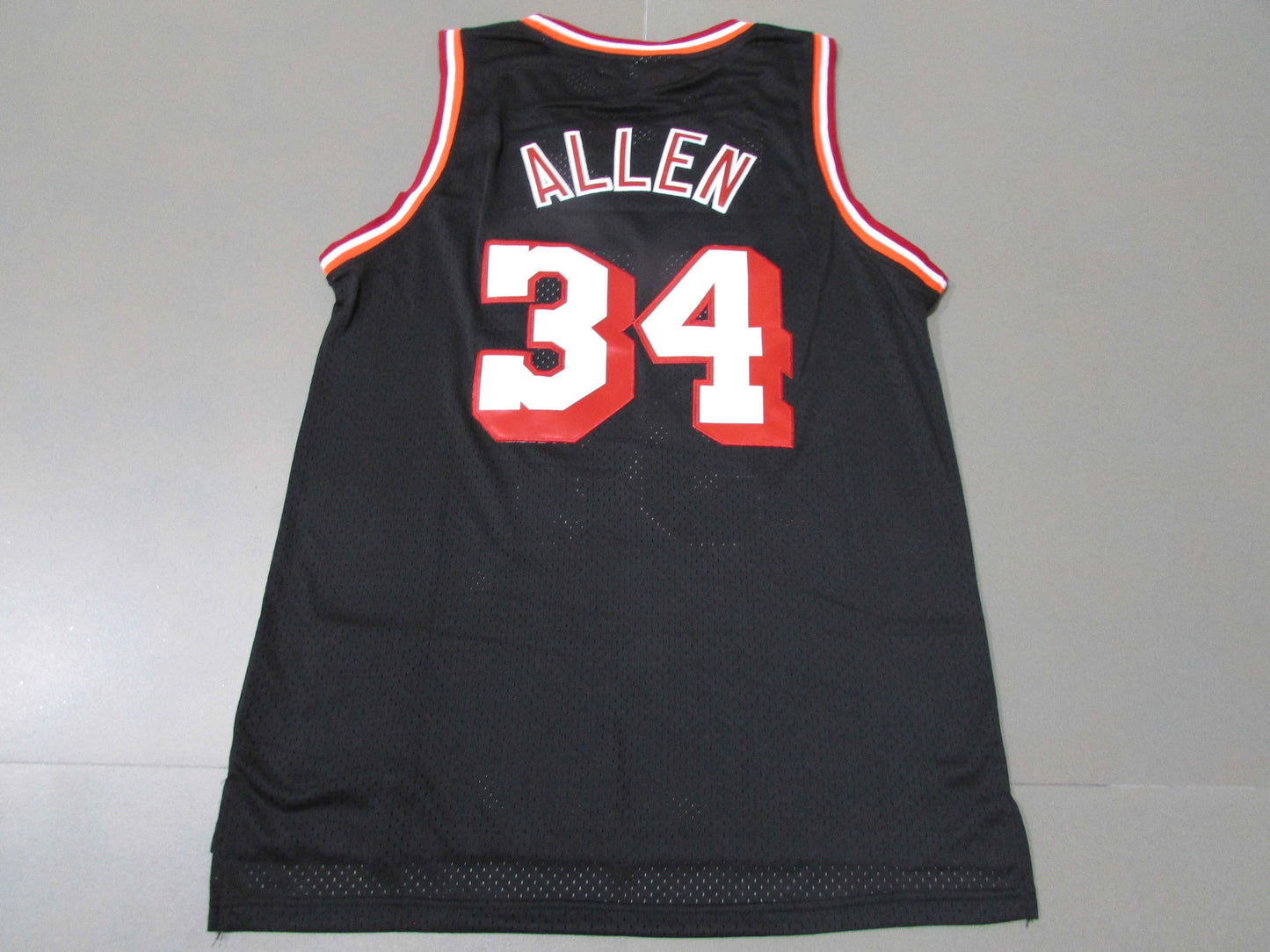 Men's Miami Heat Ray Allen Black 2012-13 Hardwood Classics Swingman Jerseys