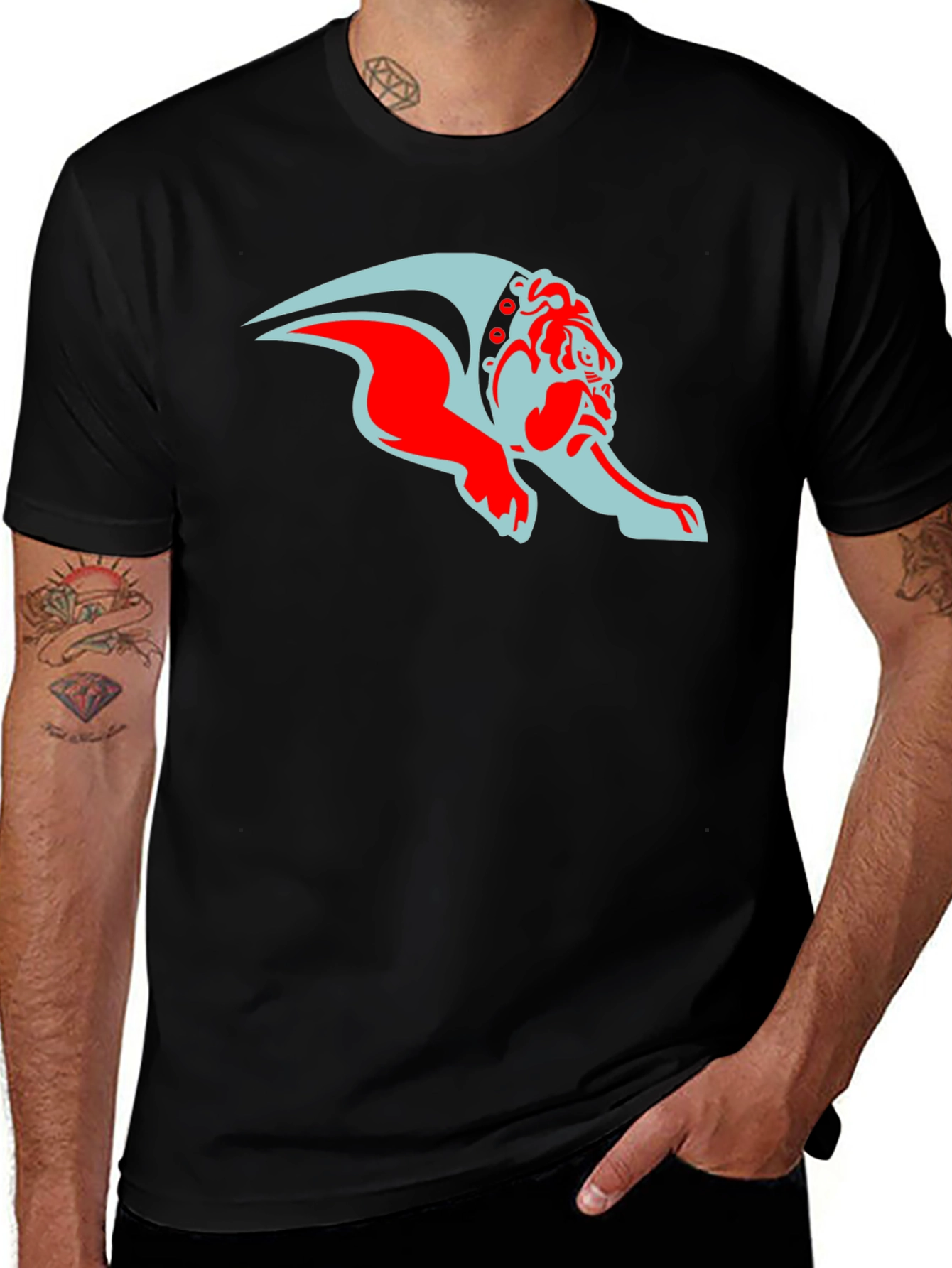 Graphic Print Tee - Bulldog