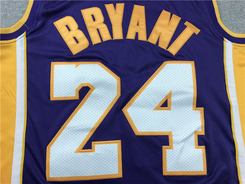 Men's Los Angeles Lakers Kobe Bryant #24 Purple Swingman Player Jerseys