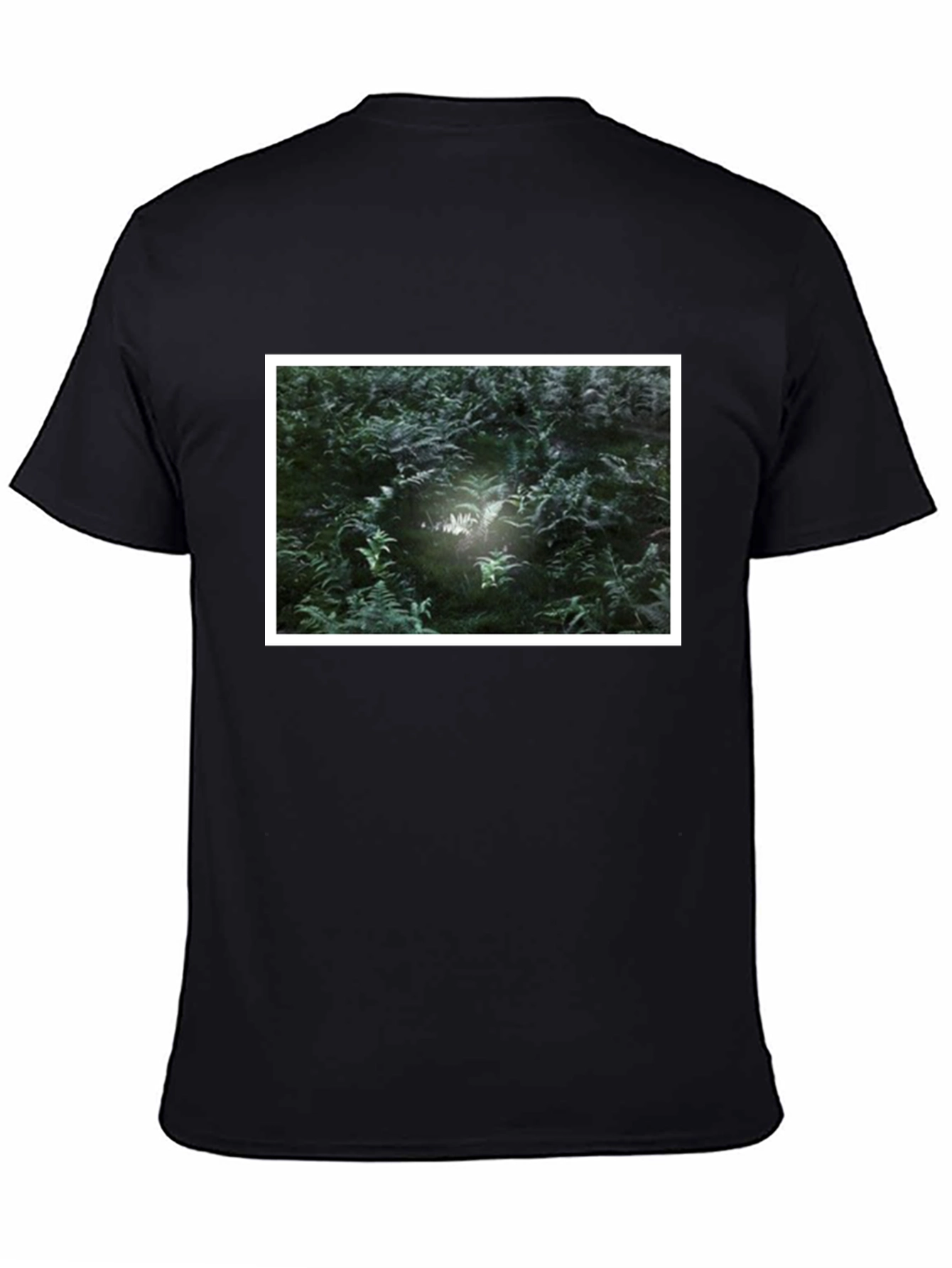 Nature Scene Black T-Shirt