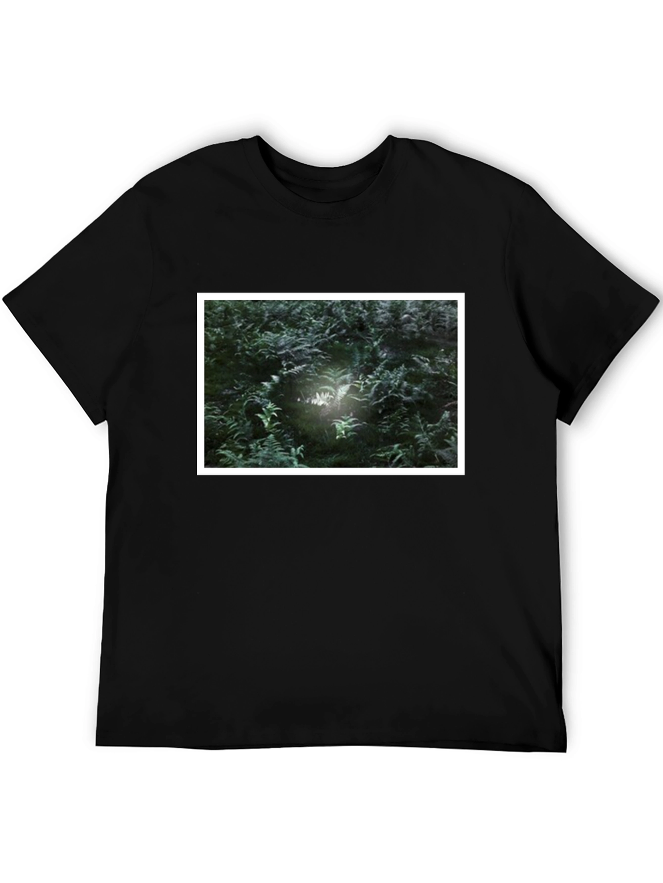 Nature Scene Black T-Shirt