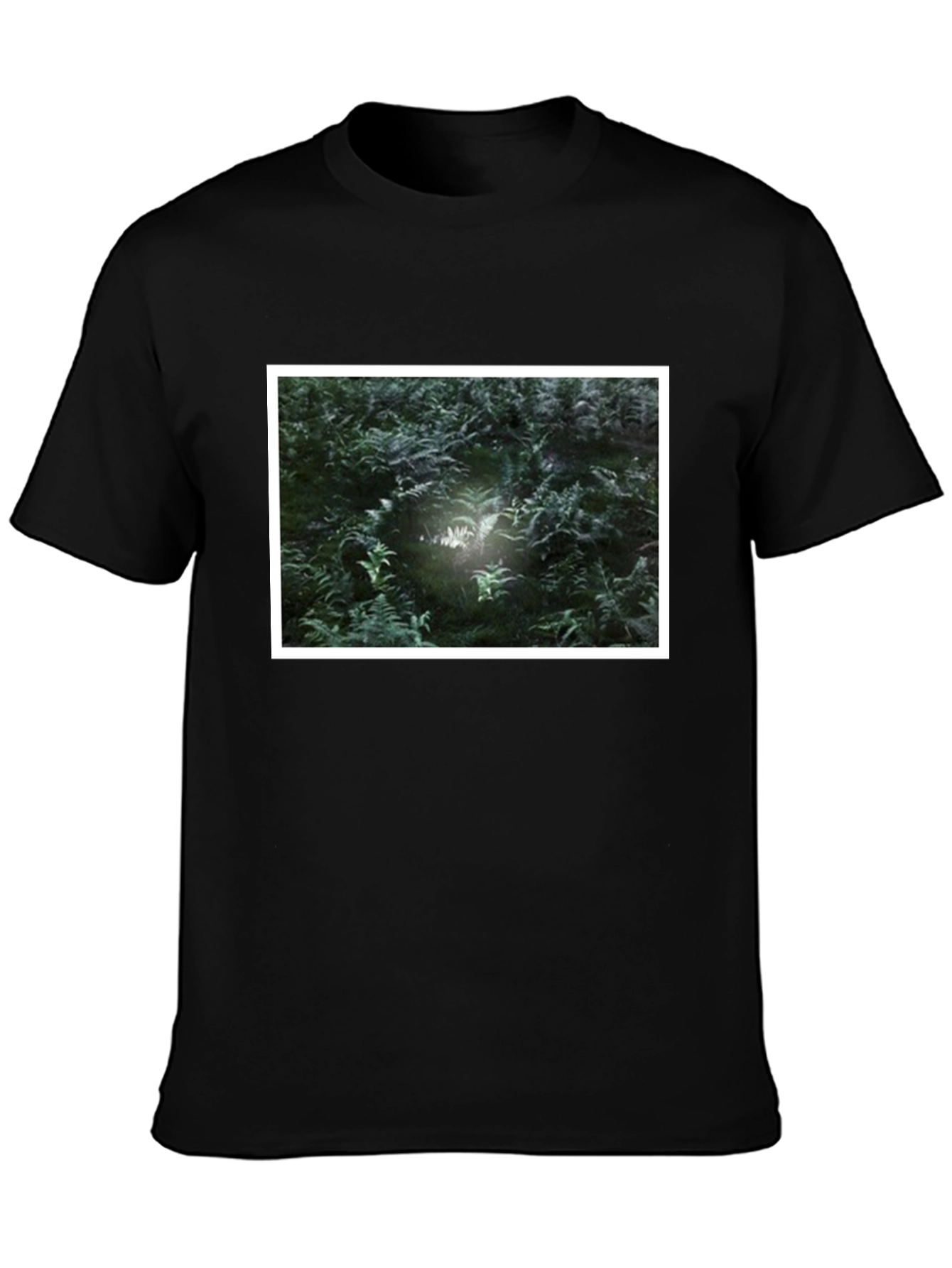 Nature Scene Black T-Shirt