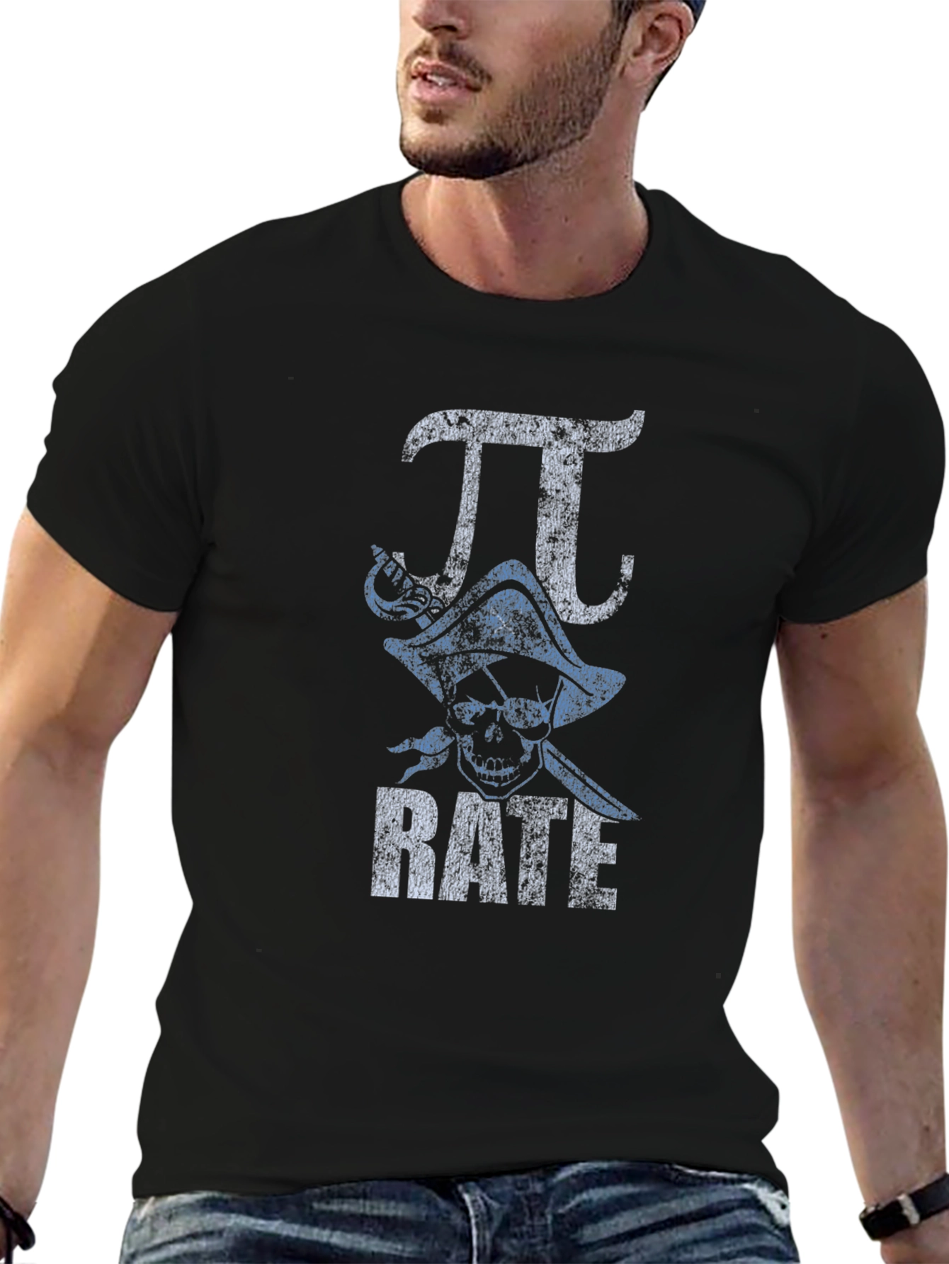 Pirate Pi Rate T-Shirt - Funny Math Pun Shirt
