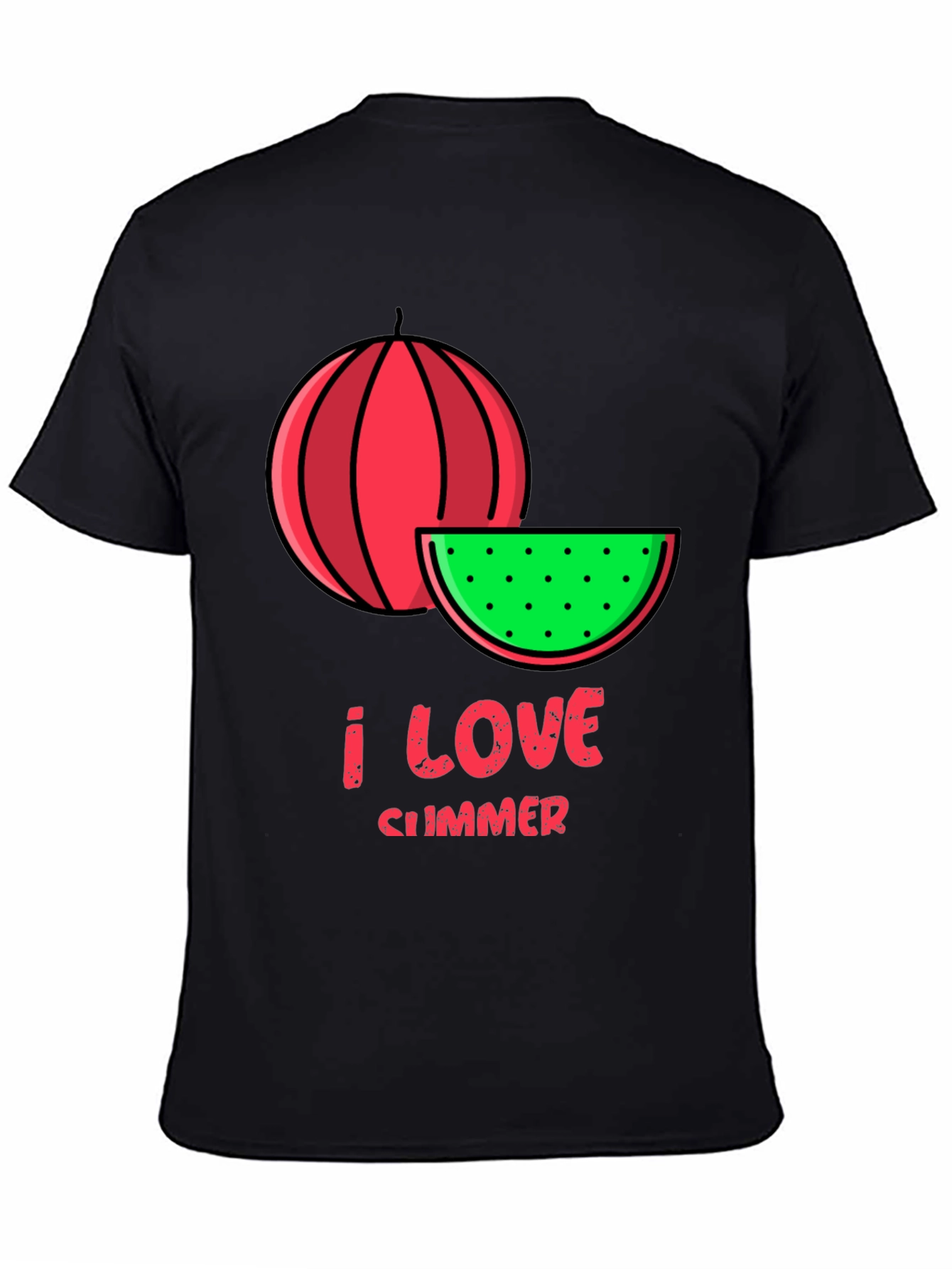 I Love Summer Watermelon Graphic Tee
