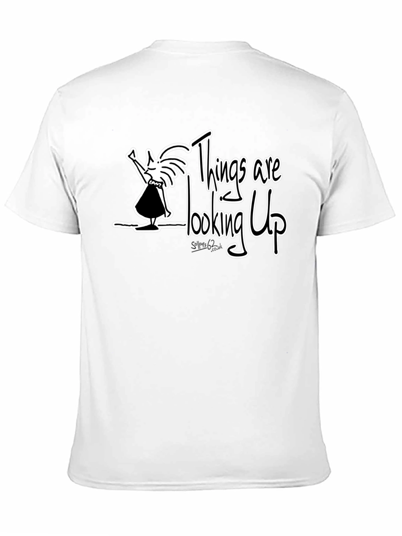 Things are Looking Up Graphic Tee - Black