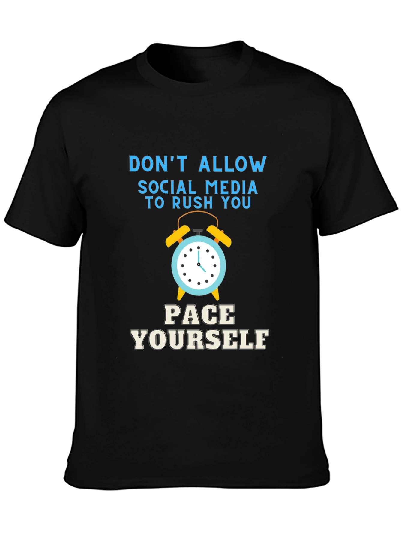 Pace Yourself Social Media T-Shirt