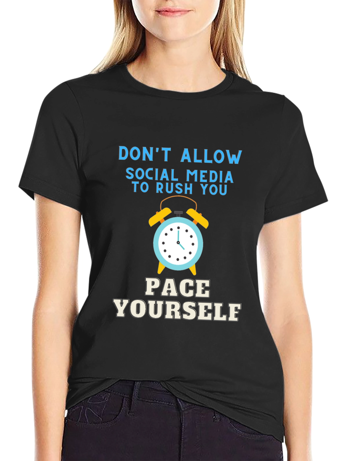 Pace Yourself Social Media T-Shirt