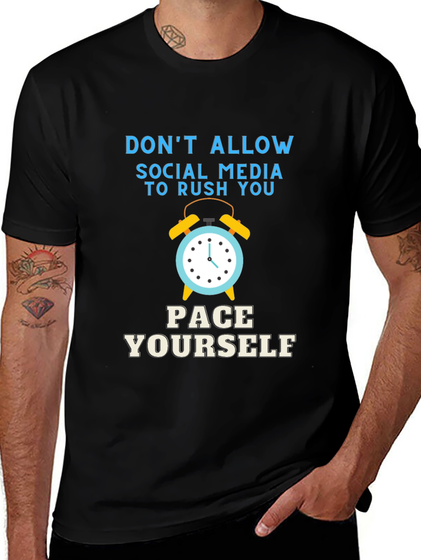 Pace Yourself Social Media T-Shirt