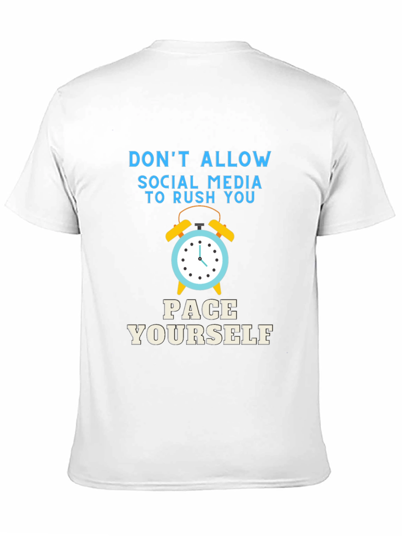 Pace Yourself Social Media T-Shirt