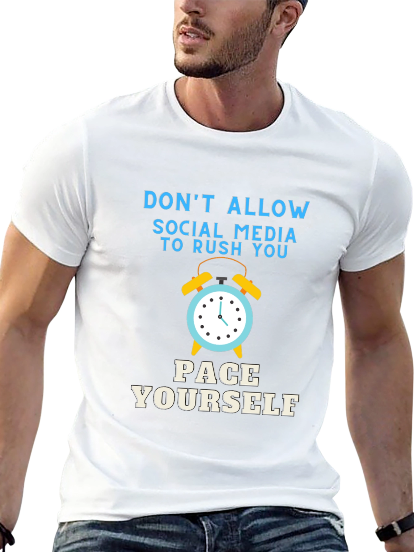 Pace Yourself Social Media T-Shirt