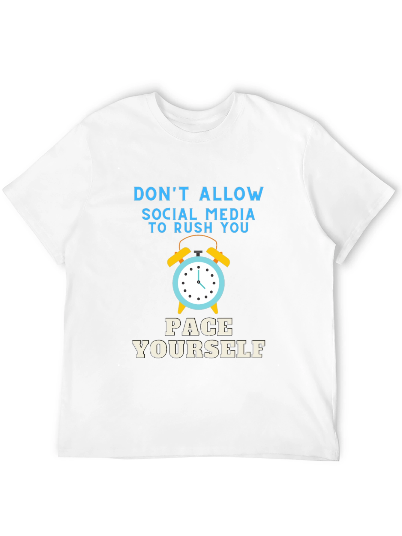 Pace Yourself Social Media T-Shirt