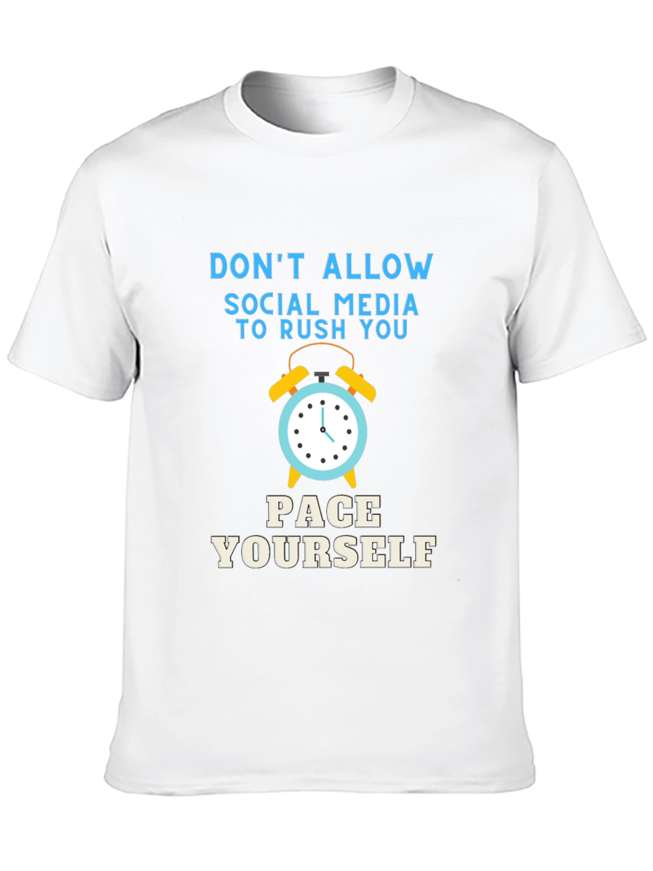 Pace Yourself Social Media T-Shirt