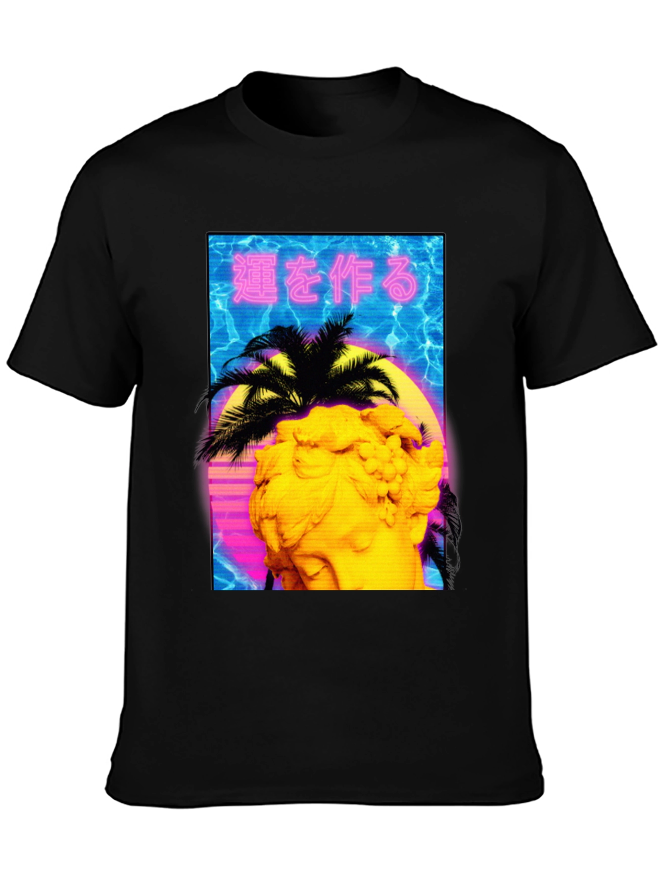 Vaporwave Statue Graphic Tee