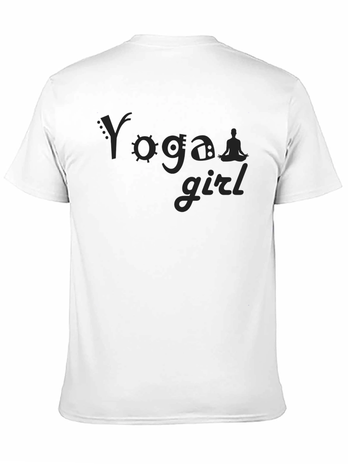 Yoga Girl Graphic Print T-Shirt Casual Tee