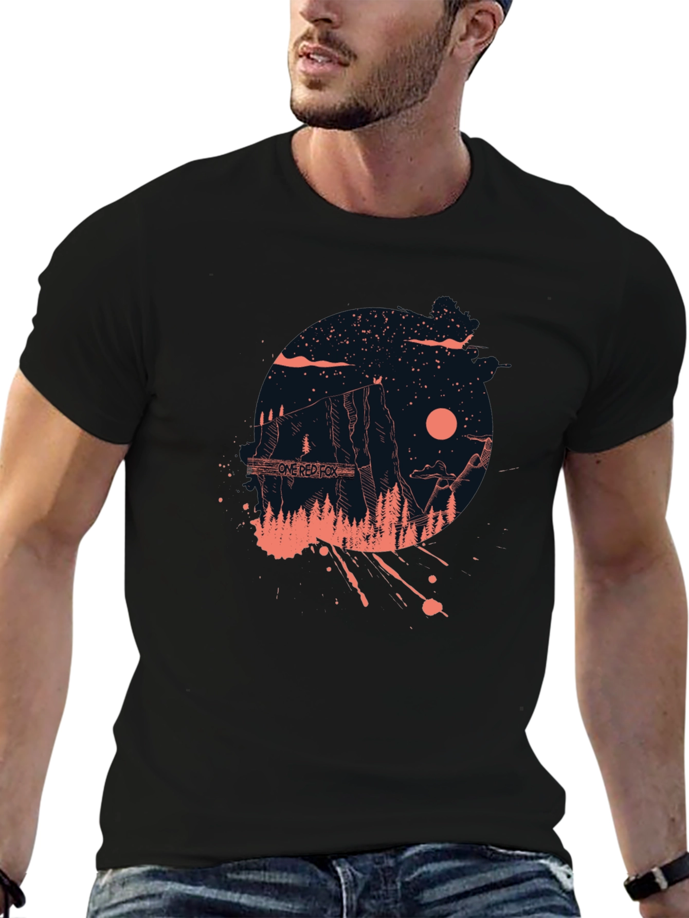 One Red Fox Graphic Tee - Adventure Awaits