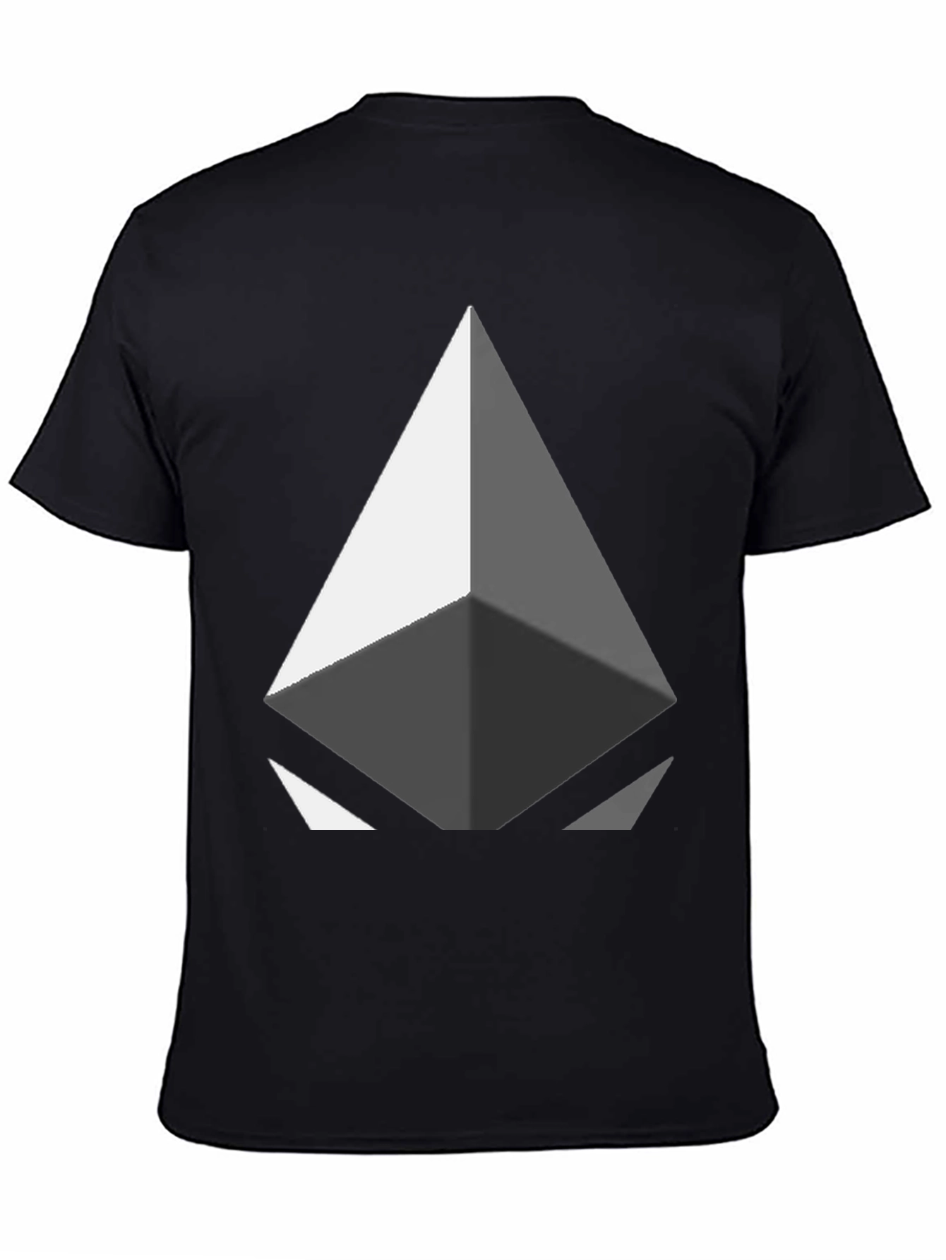 Geometric Diamond Graphic Tee - Modern Design