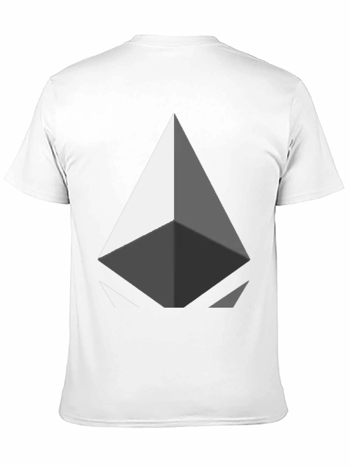 Geometric Diamond Graphic Tee - Modern Design