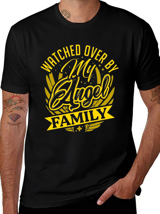 Angel Family T-Shirt - Watched Over Graphic Tee