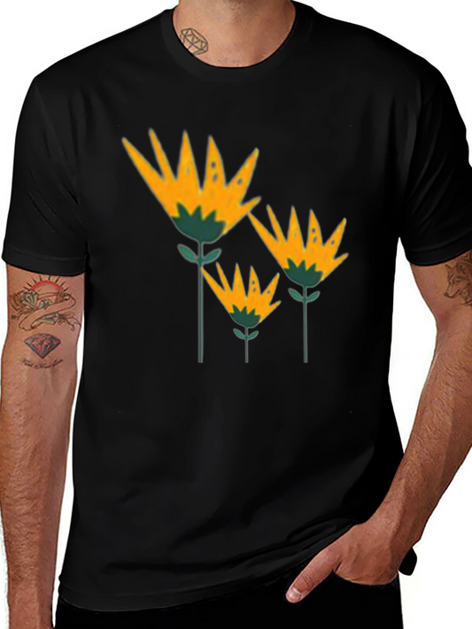 Floral T-Shirt - Stylish Botanical Design