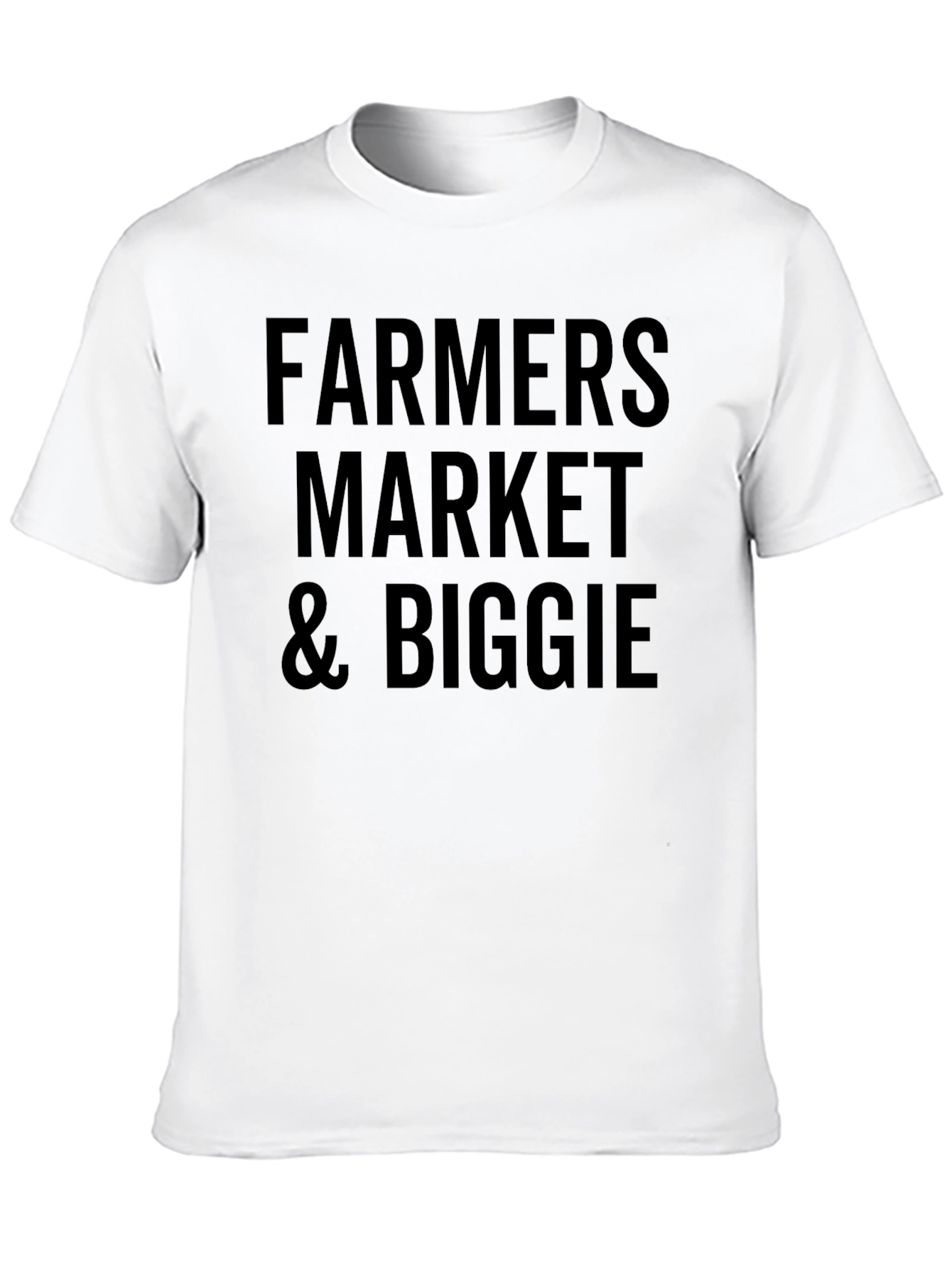 Farmers Market & Biggie T-Shirt - Black