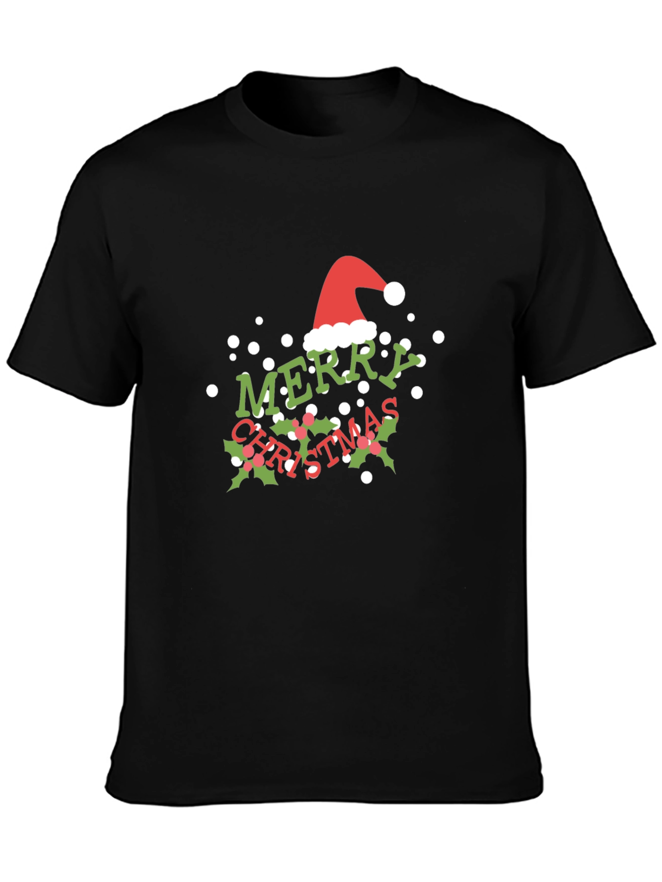 Festive Merry Christmas Graphic Tee