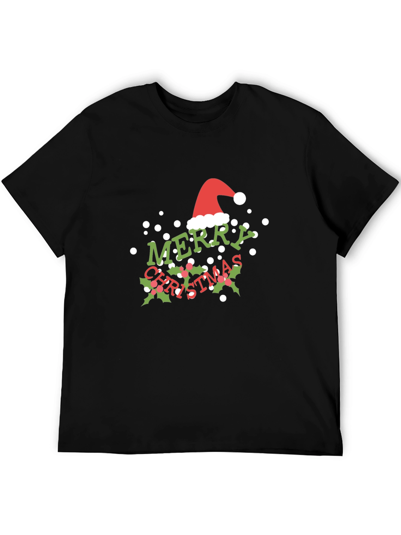 Festive Merry Christmas Graphic Tee