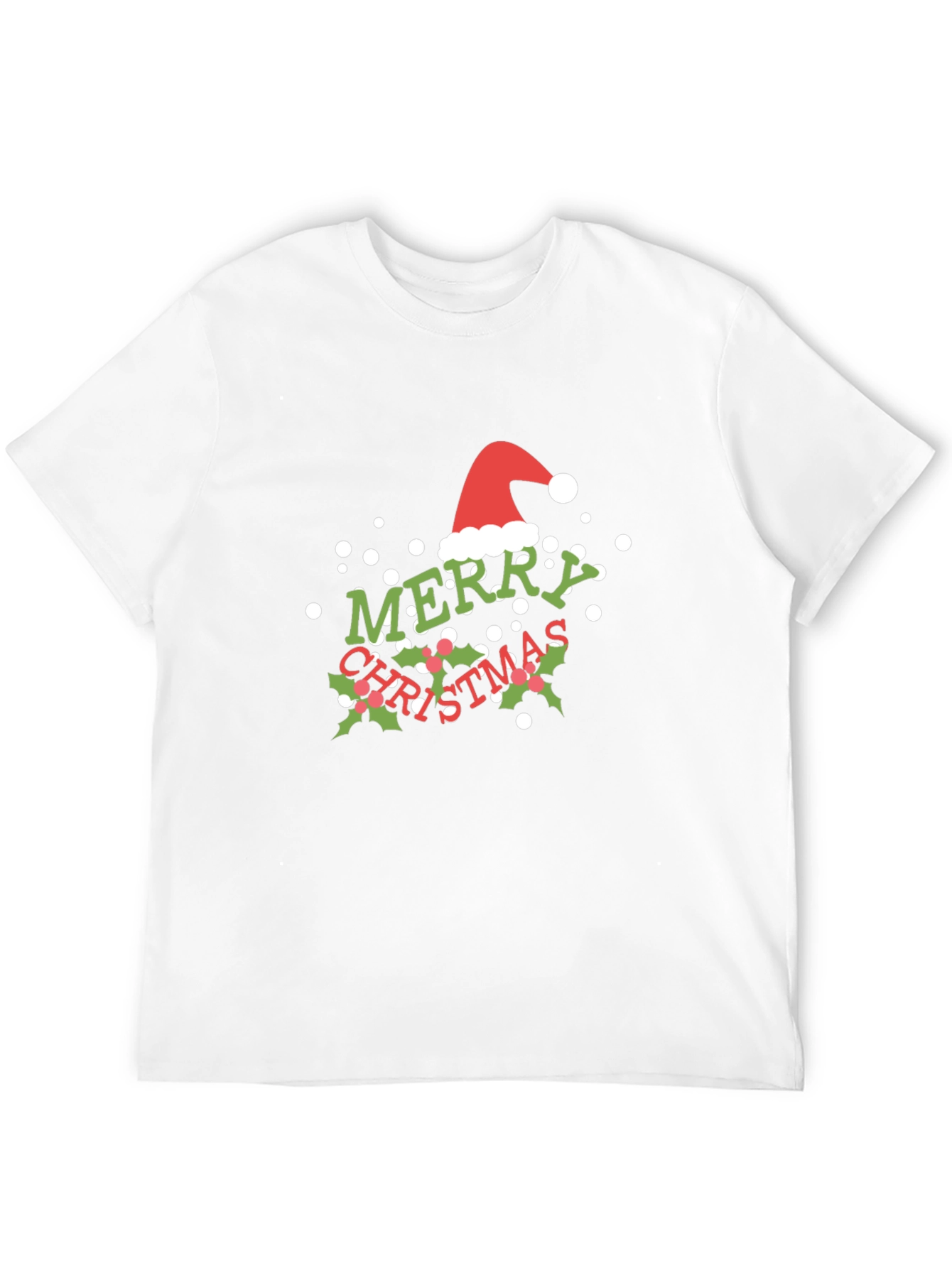 Festive Merry Christmas Graphic Tee