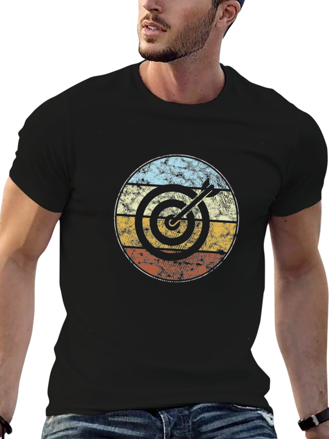 Retro Target T-Shirt - Bullseye Design