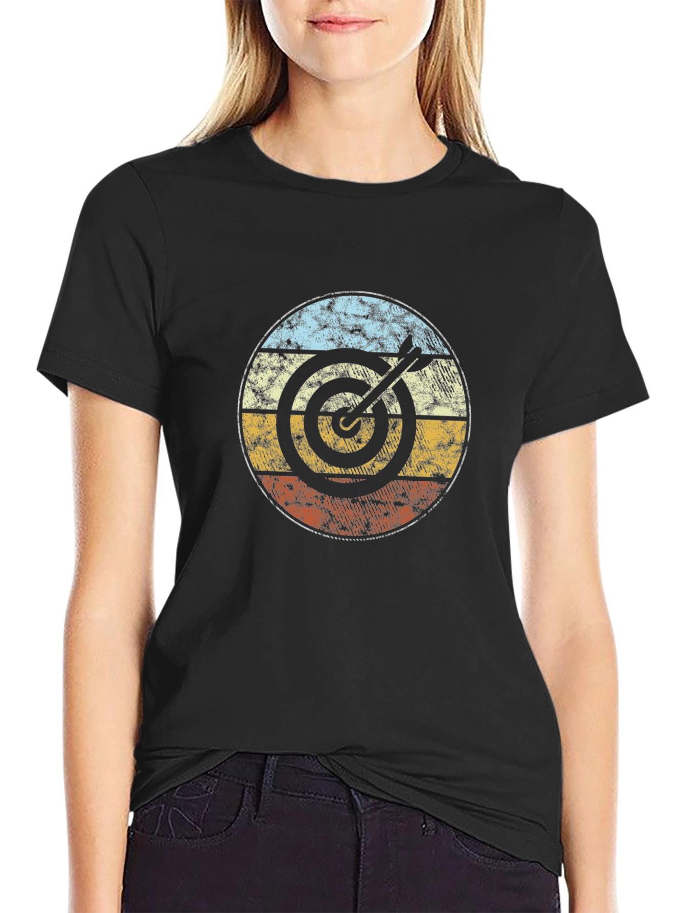 Retro Target T-Shirt - Bullseye Design