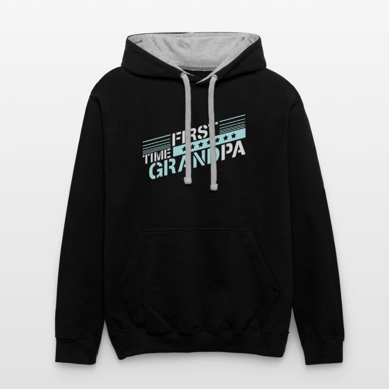 First Time Grandpa Deluxe Best Super Grandfather