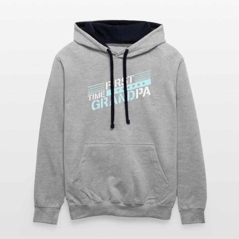 First Time Grandpa Deluxe Best Super Grandfather