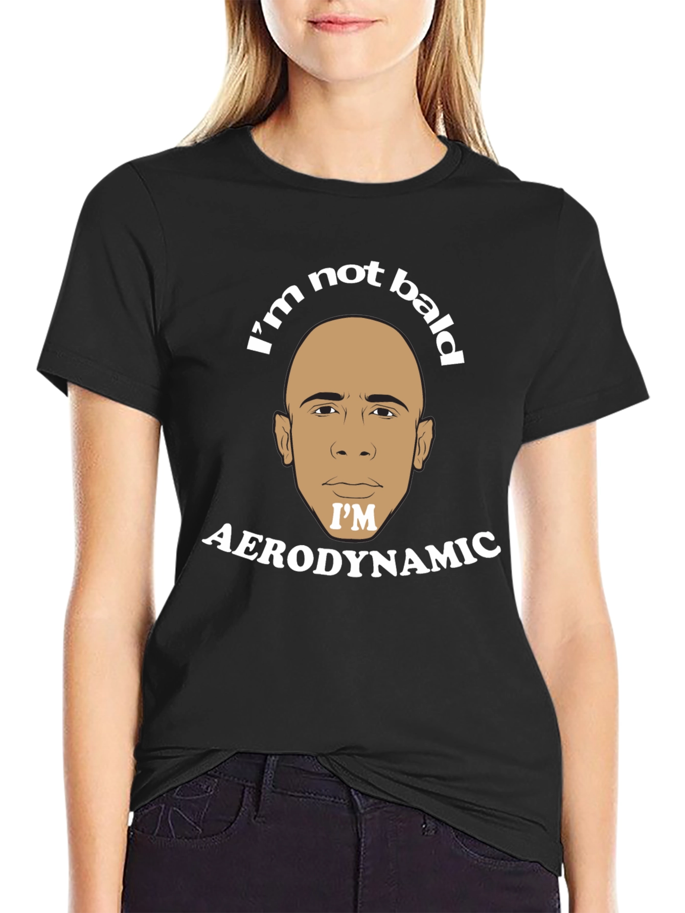 Im Not Bald Im Aerodynamic Graphic T-Shirt