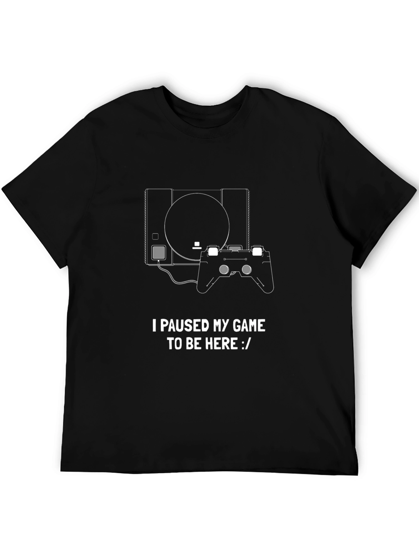 Paused My Game T-Shirt - Gamer Style Tee